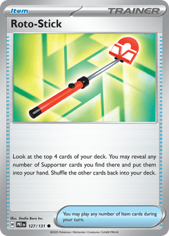 Roto-Stick Prismatic Evolutions card