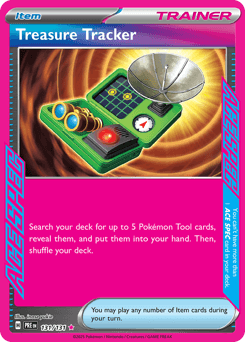 Treasure Tracker Prismatic Evolutions card