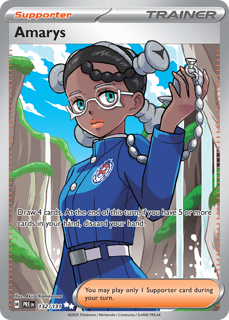 Amarys Prismatic Evolutions card