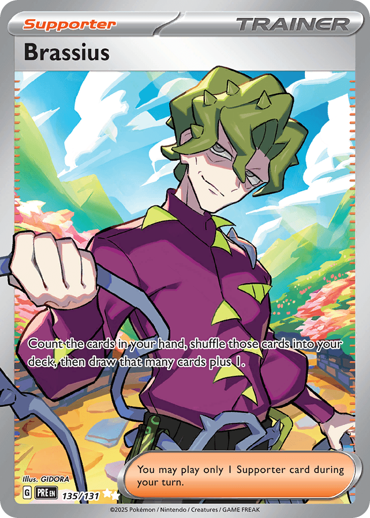 Brassius Prismatic Evolutions card