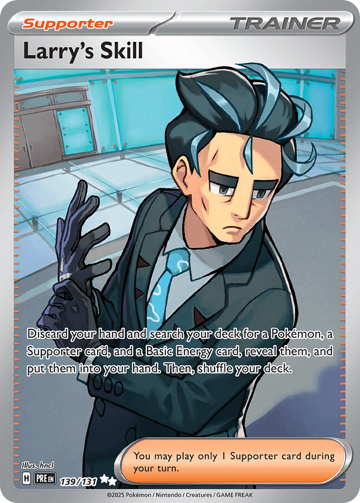 Larry's Skill Prismatic Evolutions card