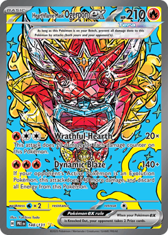 Hearthflame Mask Ogerpon ex Prismatic Evolutions card