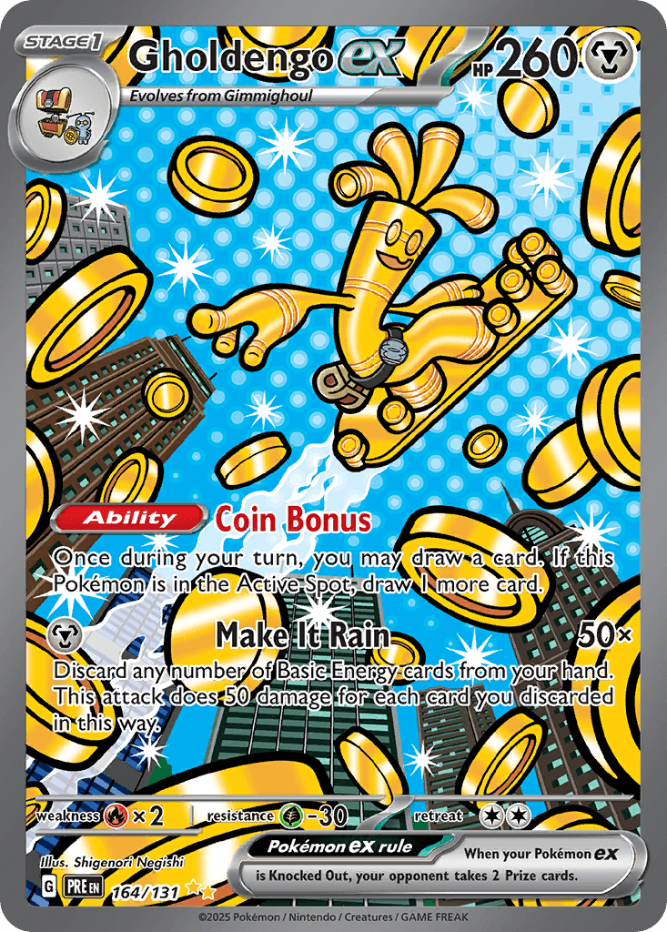 Gholdengo ex Prismatic Evolutions card