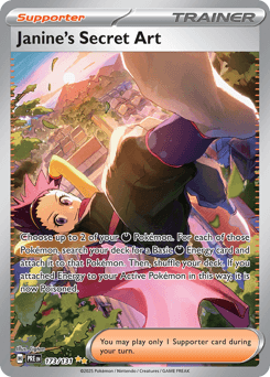 Janine's Secret Art Prismatic Evolutions card