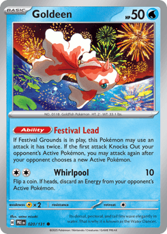 Goldeen Prismatic Evolutions card