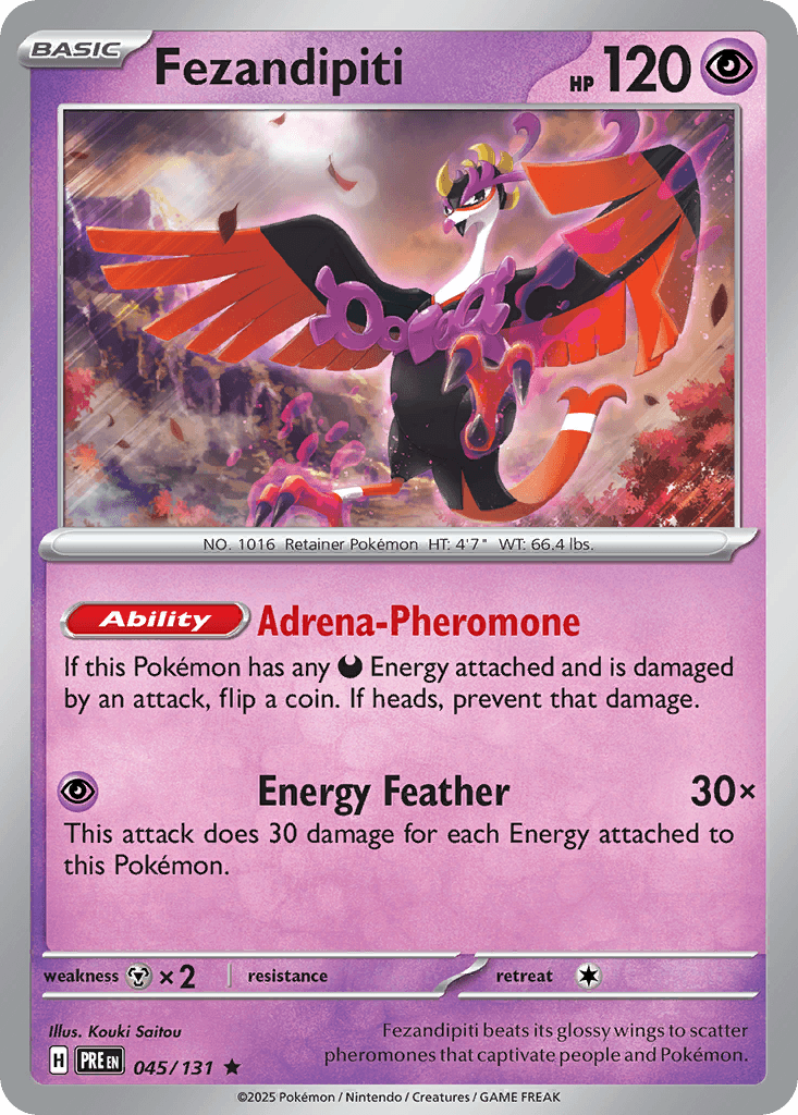 Fezandipiti Prismatic Evolutions card