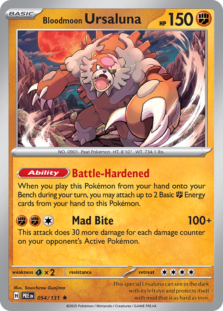 Bloodmoon Ursaluna Prismatic Evolutions card