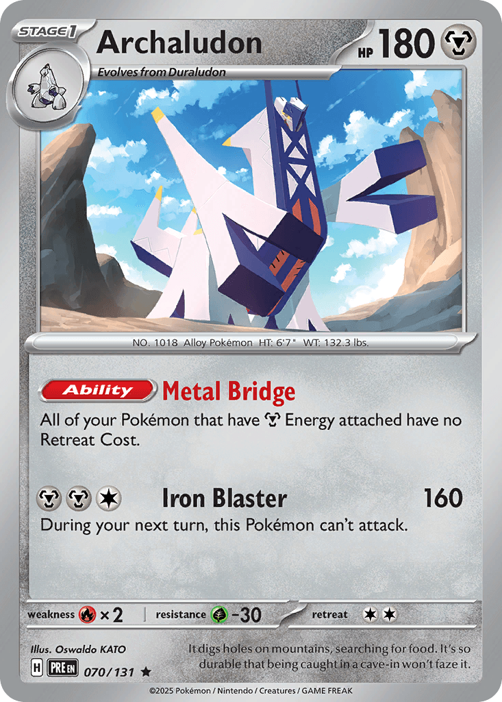 Archaludon Prismatic Evolutions card