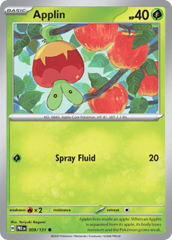 Applin Prismatic Evolutions card