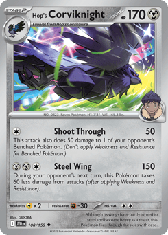 Hop's Corviknight Journey Together card