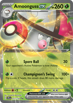 Amoonguss ex Journey Together card