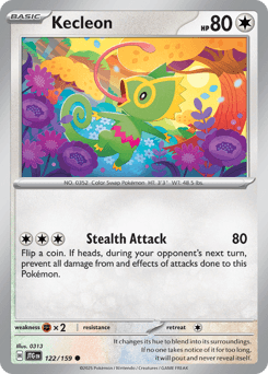 Kecleon Journey Together card