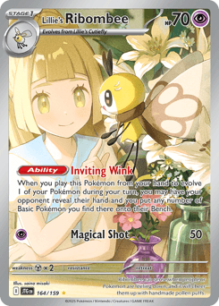 Lillie's Ribombee Journey Together card