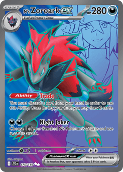 N's Zoroark ex Journey Together card