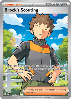Brock's Scouting Journey Together card