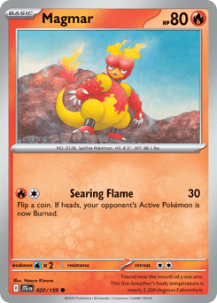 Magmar Journey Together card