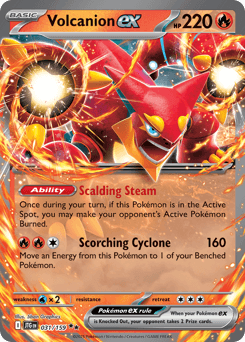 Volcanion ex Journey Together card