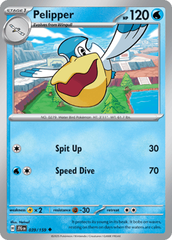 Pelipper Journey Together card