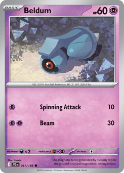 Beldum Journey Together card
