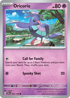 Oricorio Journey Together card