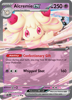 Alcremie ex Journey Together card