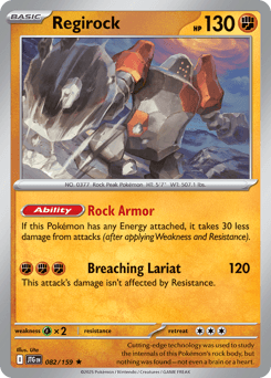 Regirock Journey Together card