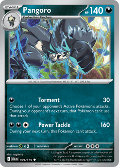 Pangoro Journey Together card