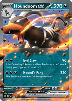 Houndoom ex Scarlet & Violet Black Star Promos card