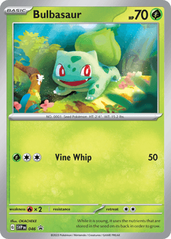 Bulbasaur Scarlet & Violet Black Star Promos card
