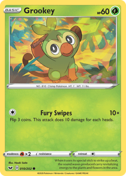 Grookey Sword & Shield card