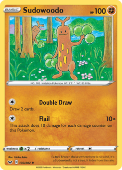 Sudowoodo Sword & Shield card
