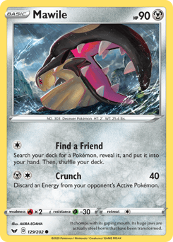 Mawile Sword & Shield card