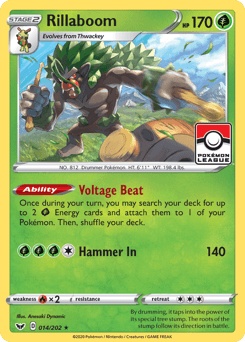 Rillaboom Sword & Shield card