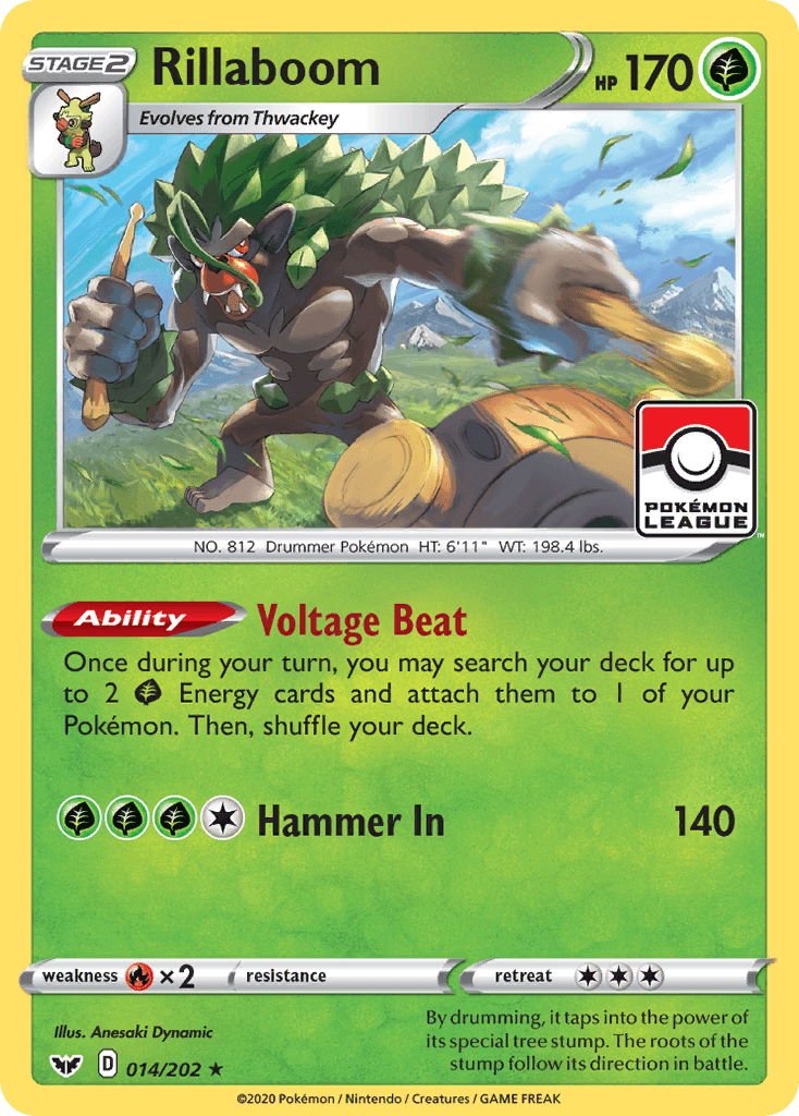 Rillaboom Sword & Shield card
