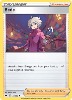 Bede Sword & Shield card