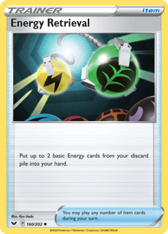 Energy Retrieval Sword & Shield card