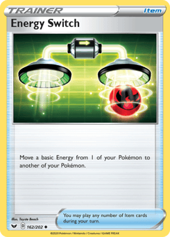 Energy Switch Sword & Shield card