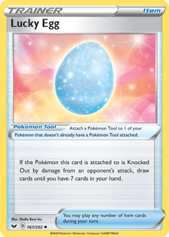 Lucky Egg Sword & Shield card