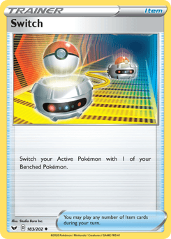Switch Sword & Shield card