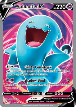 Wobbuffet V Sword & Shield card
