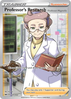 Professor's Research (Professor Magnolia) Sword & Shield card