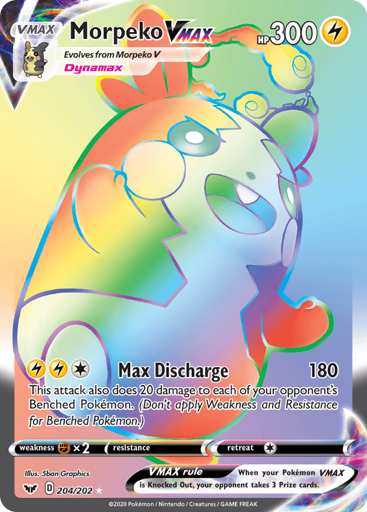 Morpeko VMAX Sword & Shield card