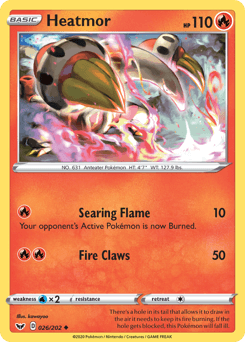 Heatmor Sword & Shield card