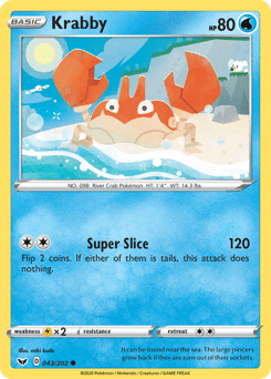 Krabby Sword & Shield card