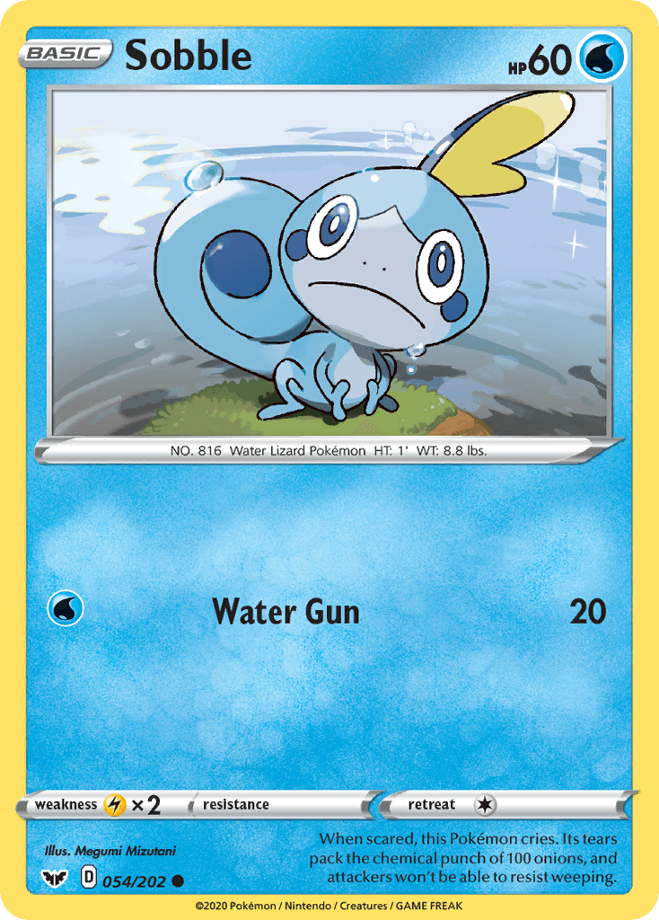 Sobble Sword & Shield card