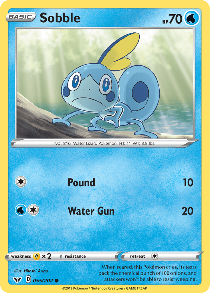 Sobble Sword & Shield card