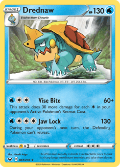 Drednaw Sword & Shield card
