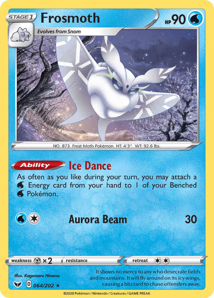 Frosmoth Sword & Shield card