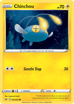 Chinchou Sword & Shield card