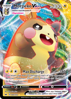 Morpeko VMAX Sword & Shield card